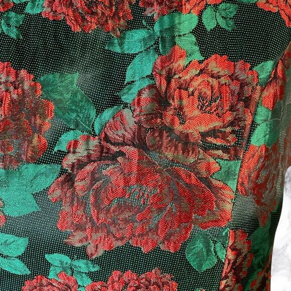 Pink Martini Carnation Floral Jacquard Dress - Picture 3 of 11